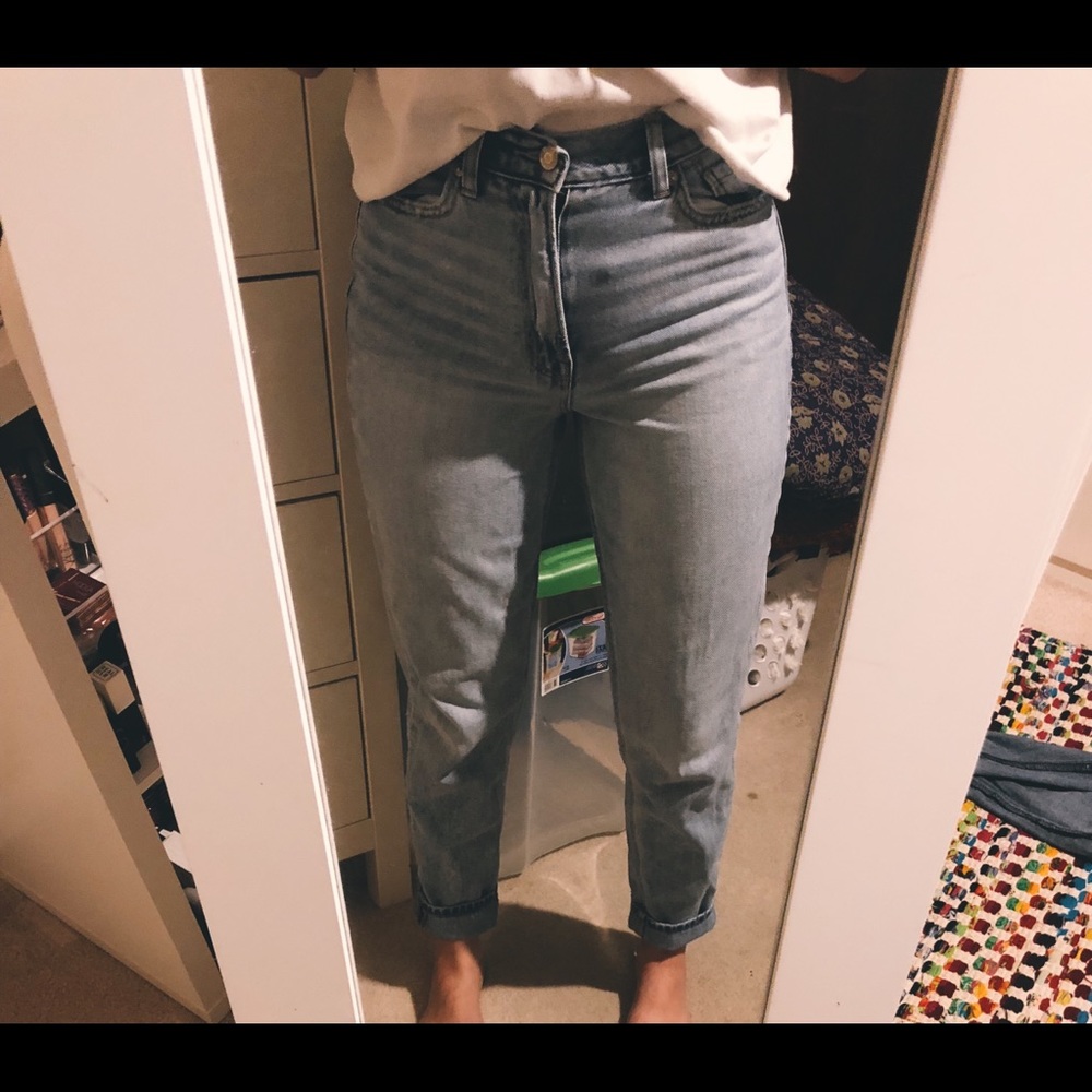 american eagle mom jeans!!